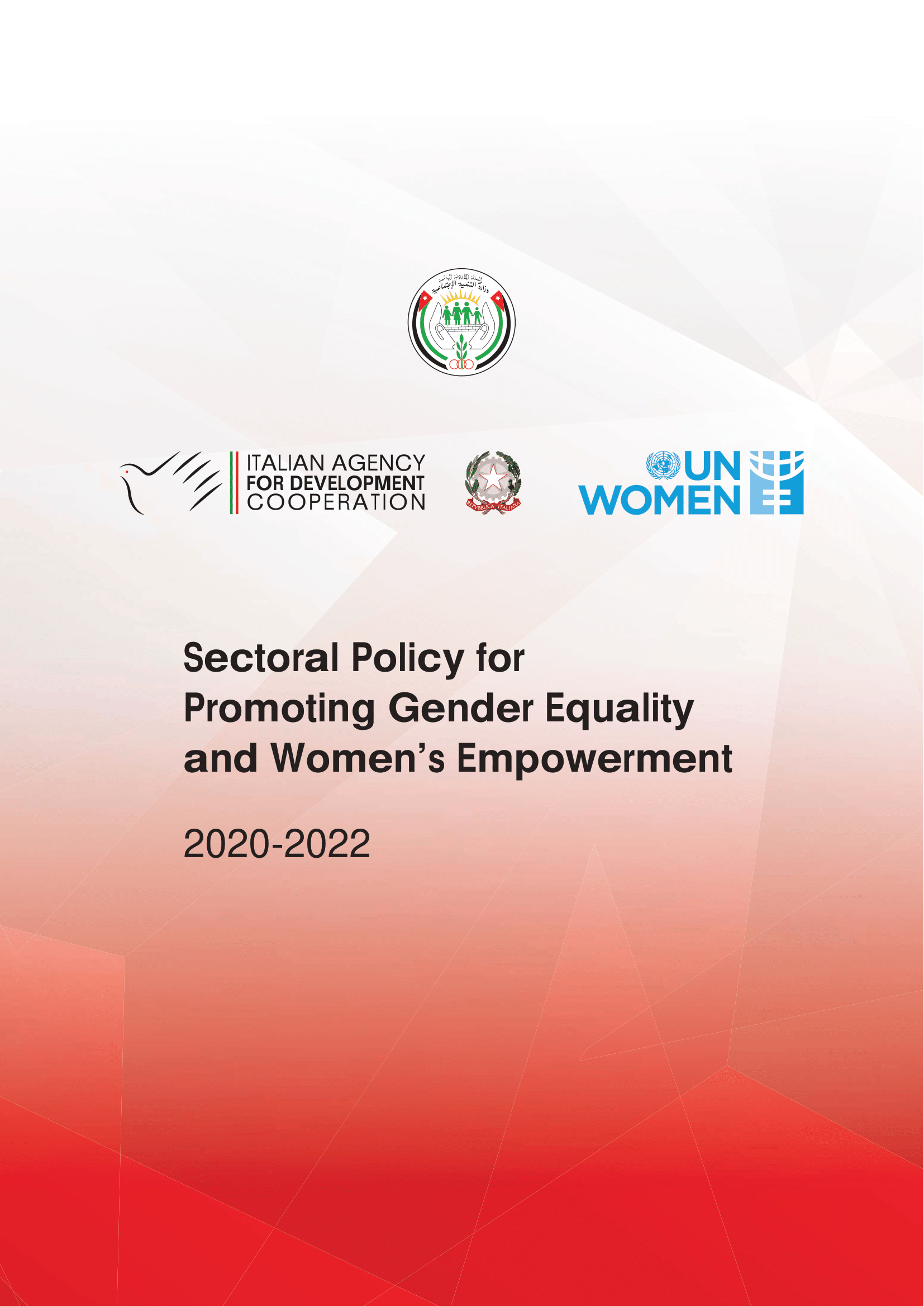 Sectoral Policy for Promoting Gender Equality and Women’s Empowerment