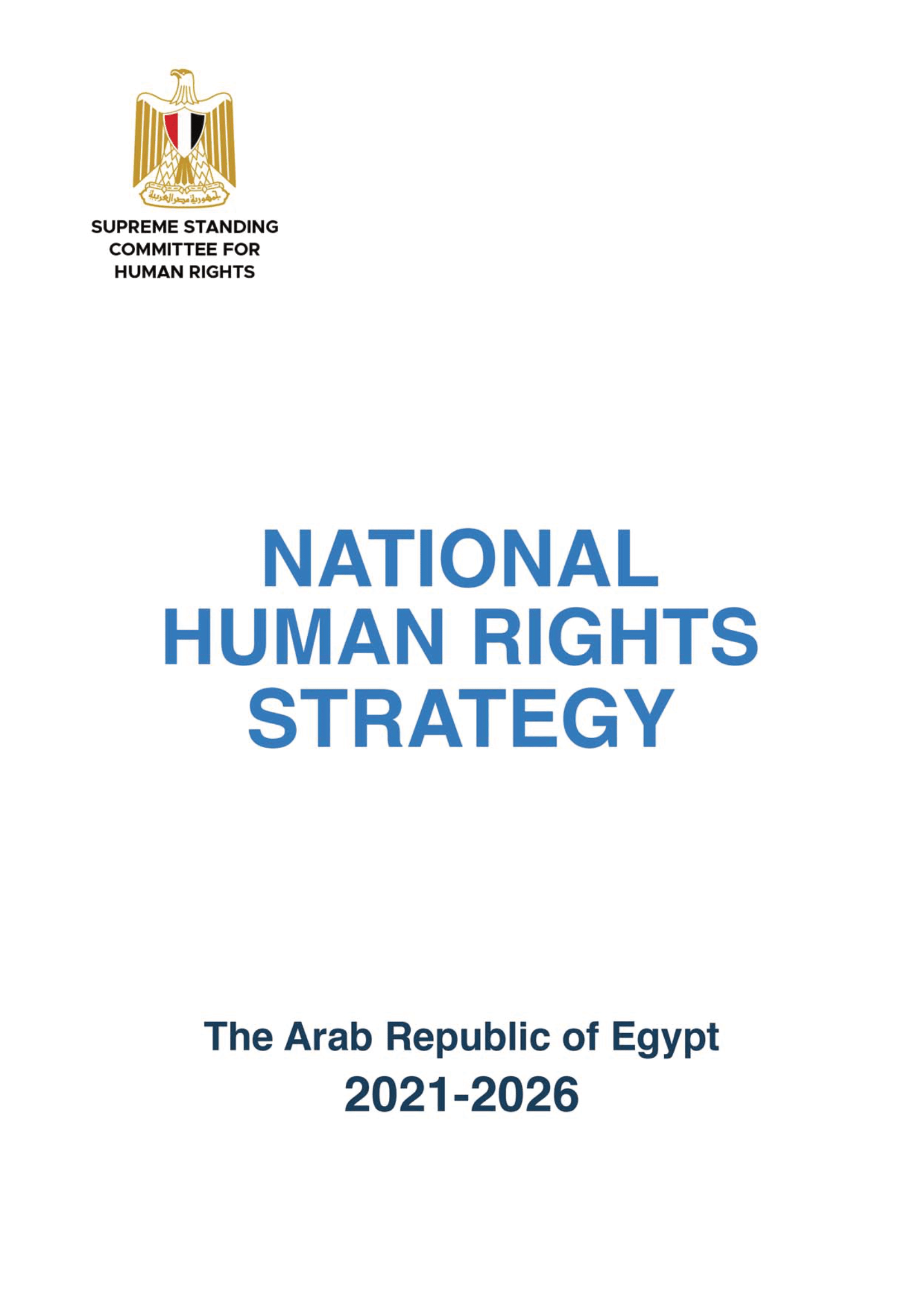 National Human Rights Strategy (2021-2026)